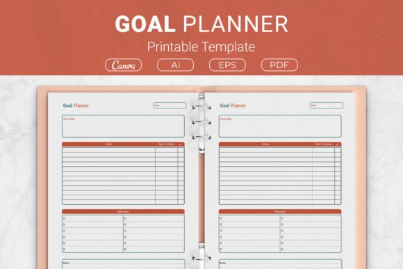 Download Goal Planner Printable Template - Premium Resources