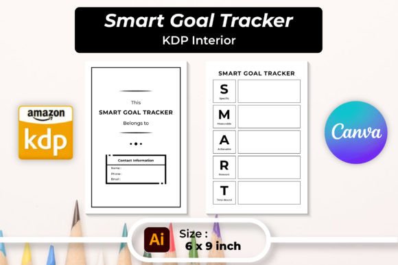 Download Smart Goal Tracker KDP Interior - Premium Resources