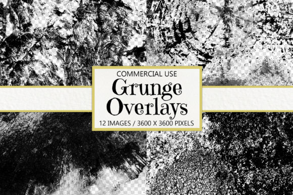 Download Black Grunge Overlays - Grunge overlays Collection